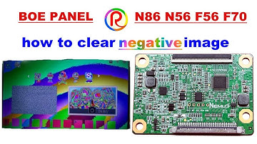 how to clear negative image in BOE panel n86,n56,f56,f70. #n86_panel