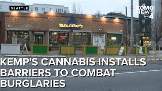 Kemp's Cannabis is latest pot shop to install barriers following 'crash and grab' burglary