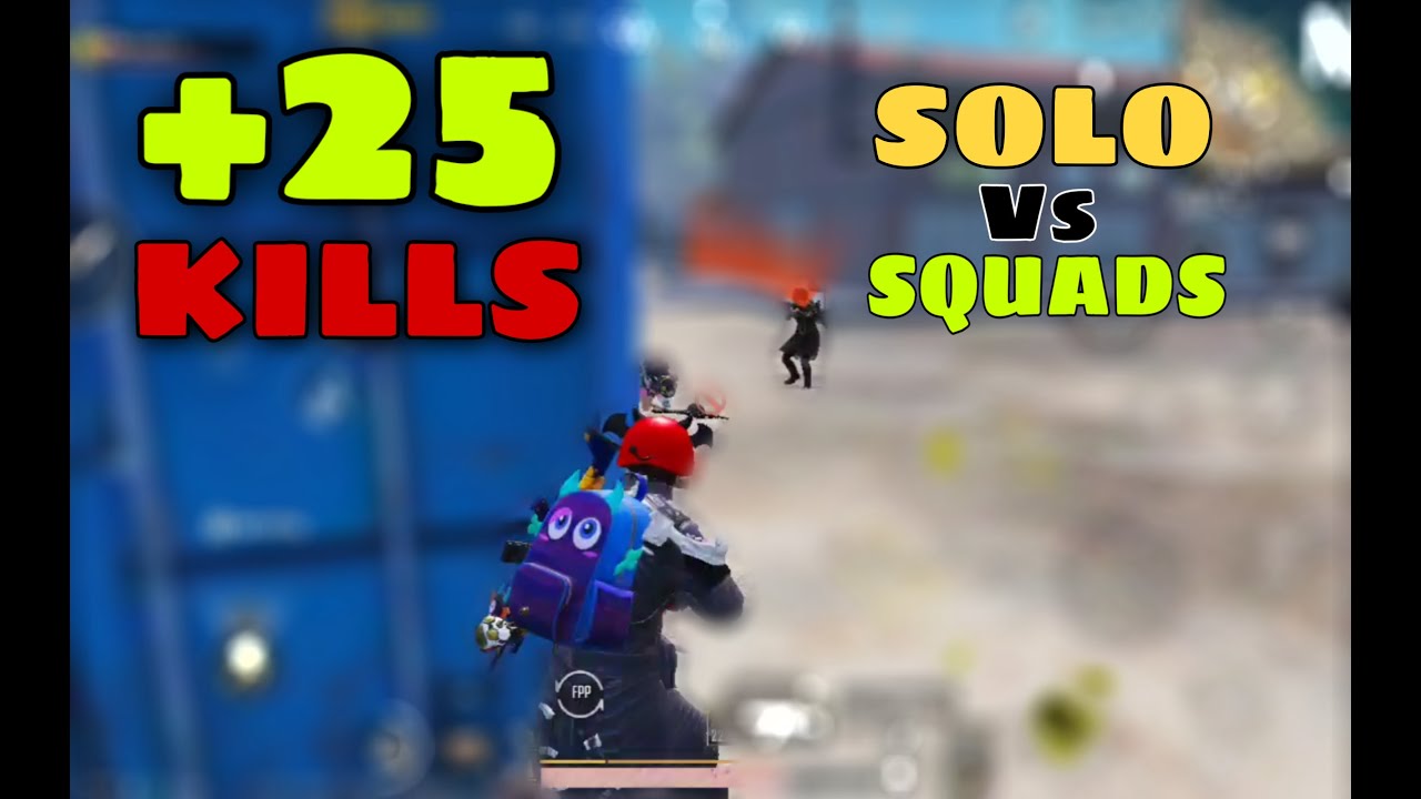 SUPER BEST GAMEPLAY ?! solo vs squads +25 kills PUBG MOBILE - YouTube
