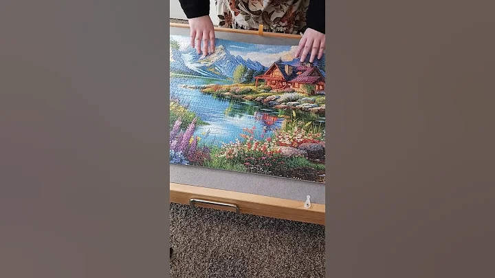 Jigsaw Puzzle Pickup Challenge: Lakeside Serenity by Cross and Glory