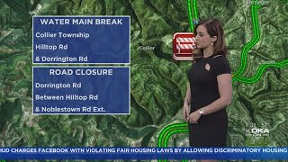 Water Main Break Prompts Road Closure In Collier Twp.