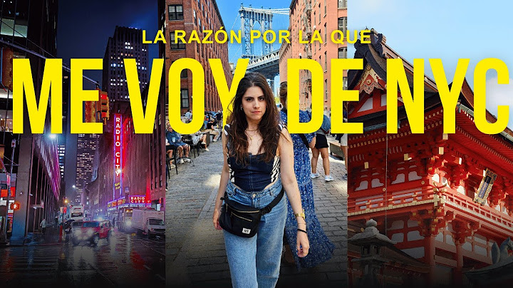 ADIOS Por qué me voy de Nueva York 😔 No pude soportar más