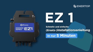 APsystems EZ1 (Ersatz-) Installation in 5 Minuten