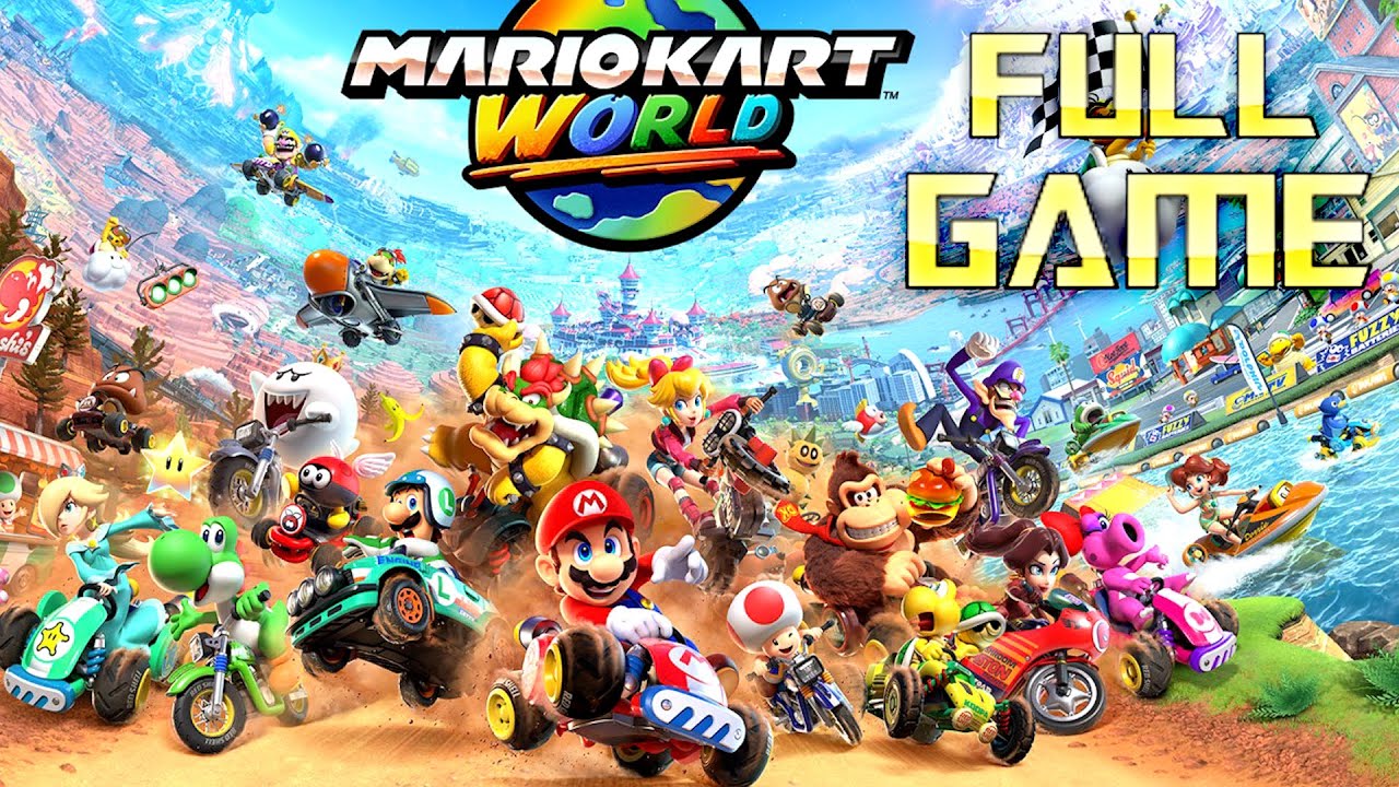 MARIO KART WORLD | Full Game Walkthrough | No Commentary
