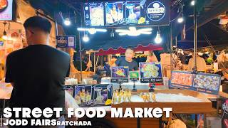THAI🇹🇭 STREET FOOD MARKET!JODD FAIRS MARKET  / 2026