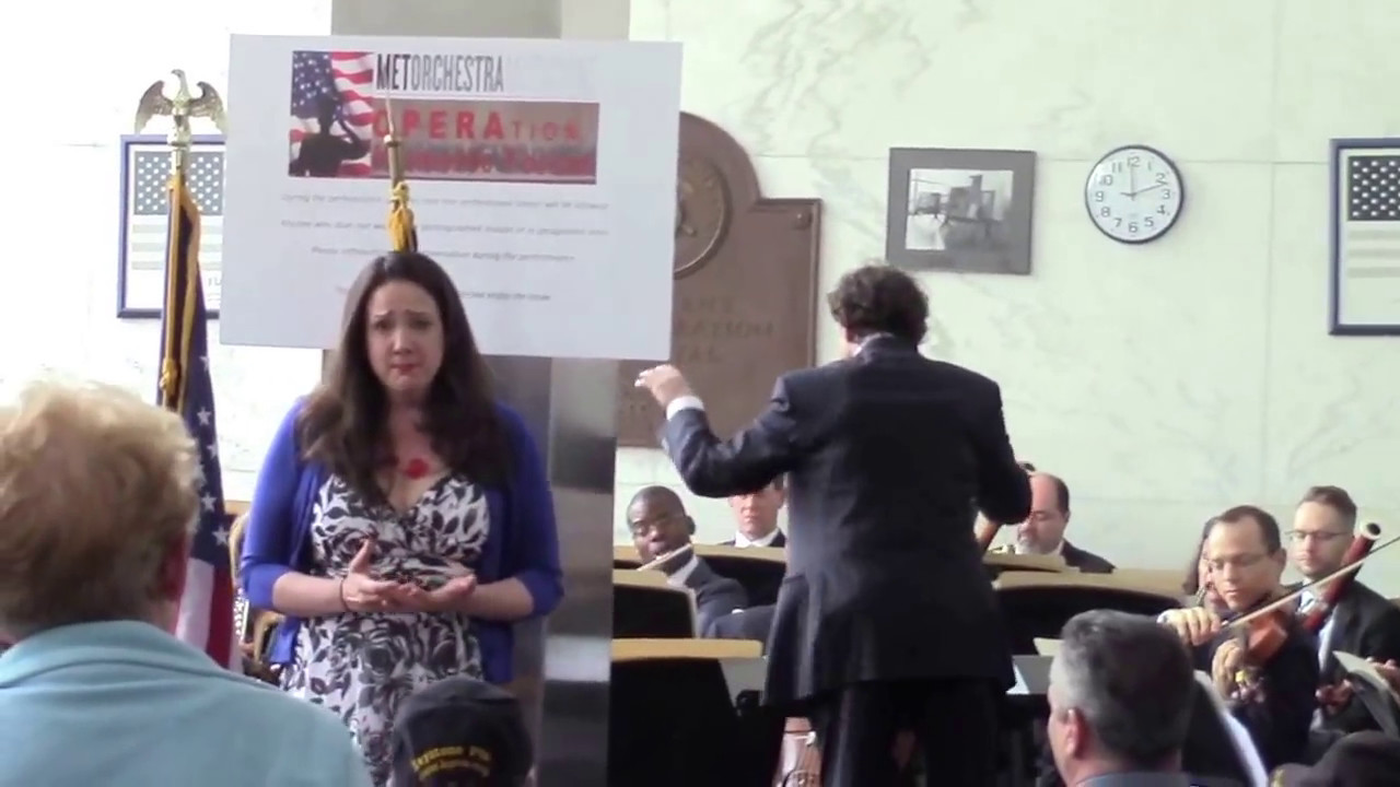 Susanna Phillips OPERAtion HARMONIC FORCES Marco Armiliato VA Hospital NYC April May 2017 MET Orches