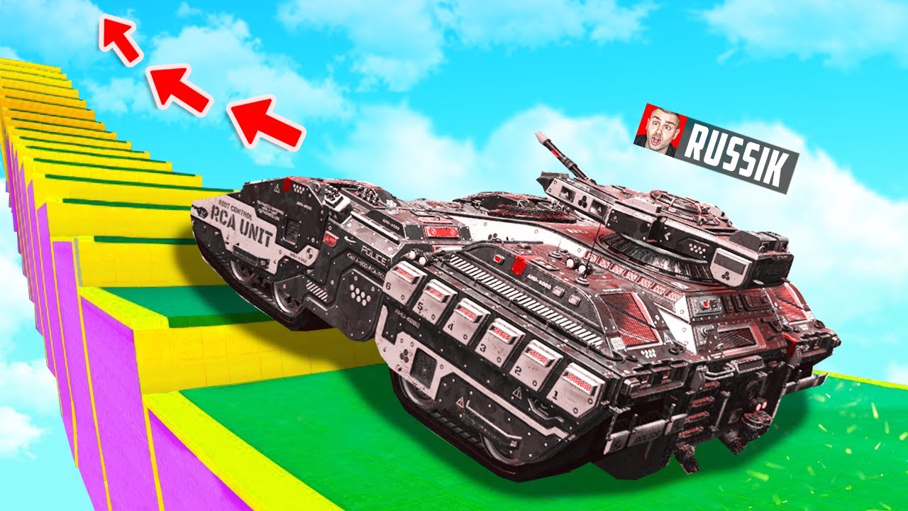 ZUKUNFFT PANZER schafft die TREPPE in GTA 5!