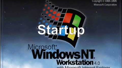 Microsoft Windows NT 4.0 Startup Sound Has Sparta Remix (Remake)