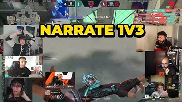 Streamers Reacts To Sen N4RRATE Insane 1v3 CLUTCH Against G2 In VCT