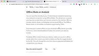 TIDAL OFFLINE MODE Overview screenshot 3