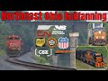 Northeast ohio railfanning adventure ashtabula to conneaut with wle acj cn ore train  more