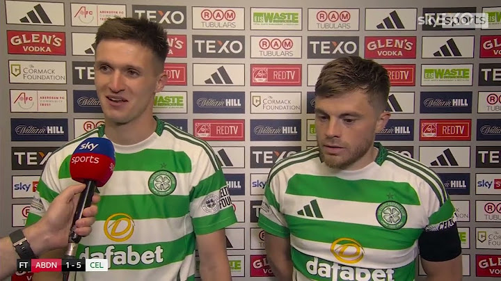 Forrest & Kenny Post Match Celtic Vs Aberdeen 5-1 | Sky Sports   #celticfc #parkhead #glasgowderby