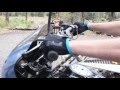 Biltwell Moto Gloves Black/ Blue - Deadbeatcustoms.com