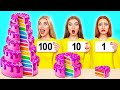 100 Шарів Їжі Челендж | Божевільні Кулінарні Ідеї від Multi DO Challenge