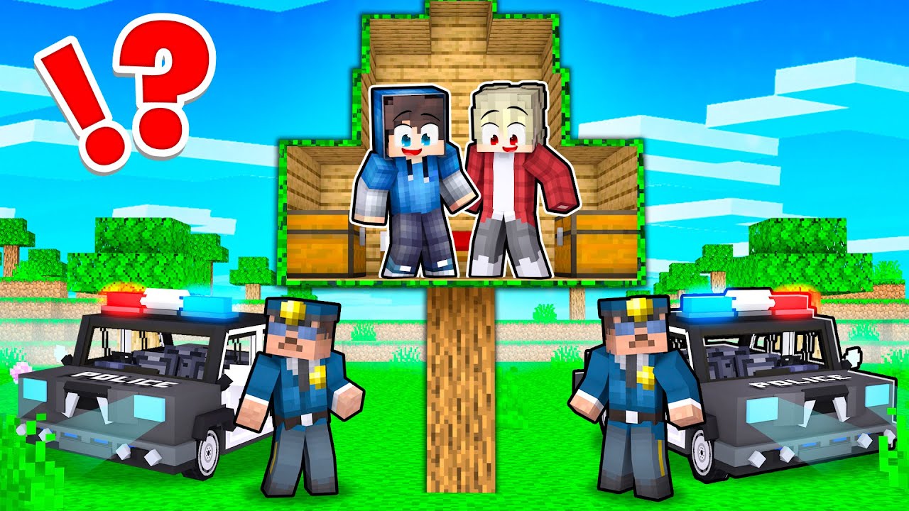 Proč jsme se TAJNĚ SCHOVALI Před POLICIÍ v Minecraftu?