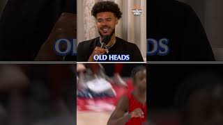 Cam Johnson calls Caleb Wilson BABY CHRIS WEBBER + KEVIN GARNETT #chicagobulls #nba #nbasummerleague