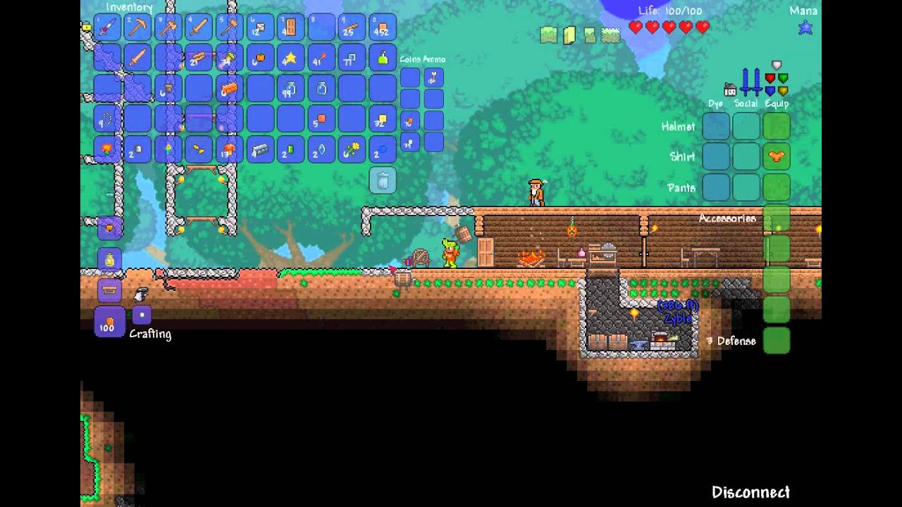 Kazua and Zyble Play Terraria 3 Planked Walls! YouTube