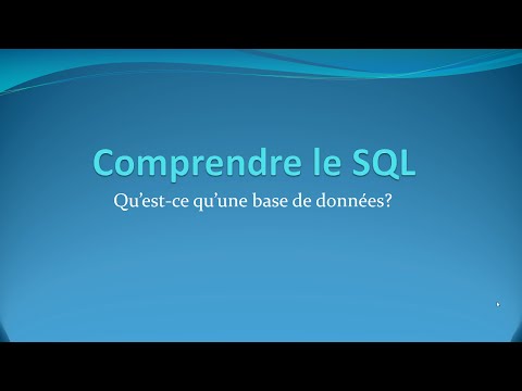 Vidéo: Qu'est-ce que les données de départ dans SQL Server ?
