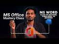 Ms Word Class 04 Editing
