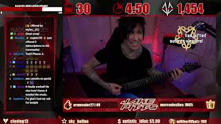 Black Veil Brides - I Am Bulletproof (Jake Pitts playthrough on Twitch)