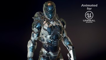 Sci-Fi Air Soldier  UE4 presentation