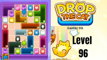 Drop The Cat Level 96 hard level Walkthrough Solution 