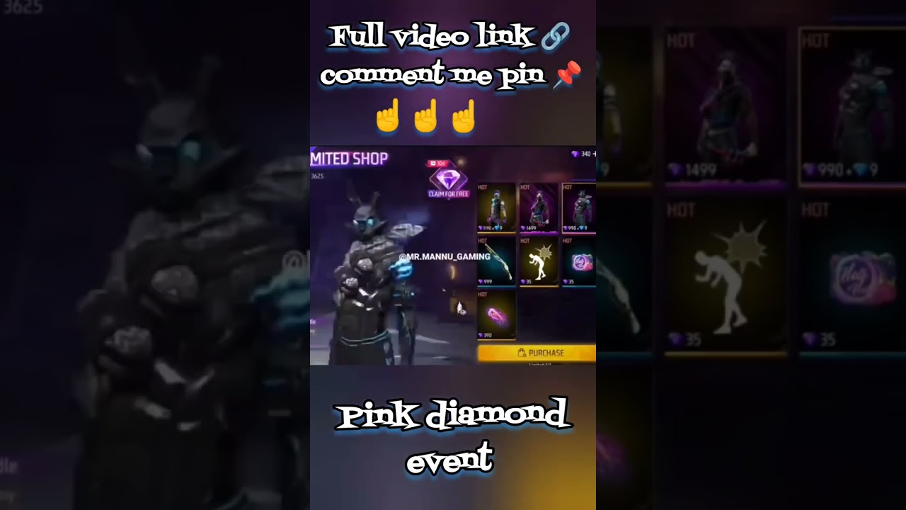 Pink Diamond New Store 2023 😍 | Pink Diamond Free Fire 