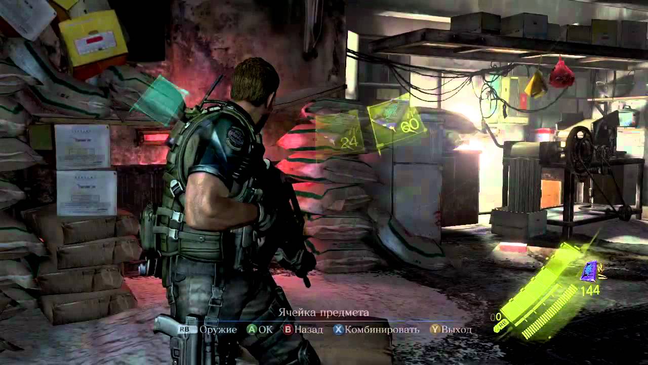 Прохождение Resident Evil 6. Кампания за Криса, часть 3