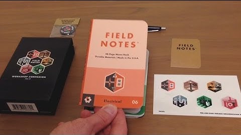 UNBOXING - Field Notes "Workshop Edition" FNC-27 Summer 2015