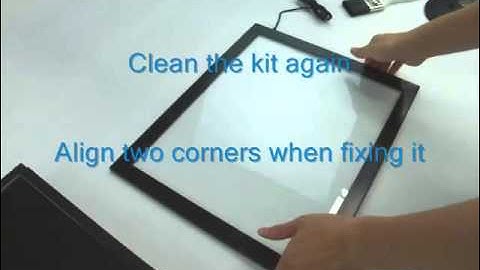 How to build cheap touch screen with touch screen conversion frame