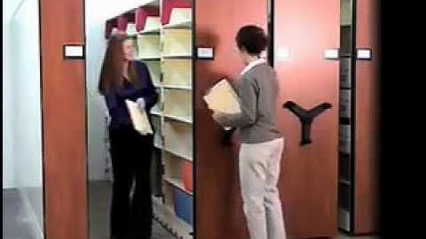 Spacesaver Safety Precautions for Mechanical-Assist Mobile Shelving