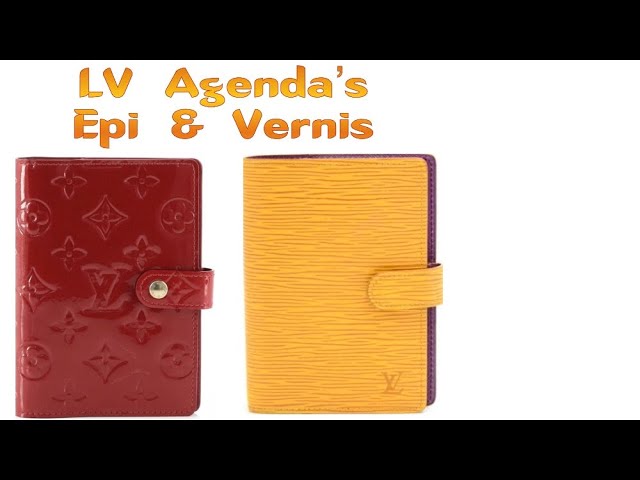 Louis Vuitton Agenda: Epi and Vernis Agenda 