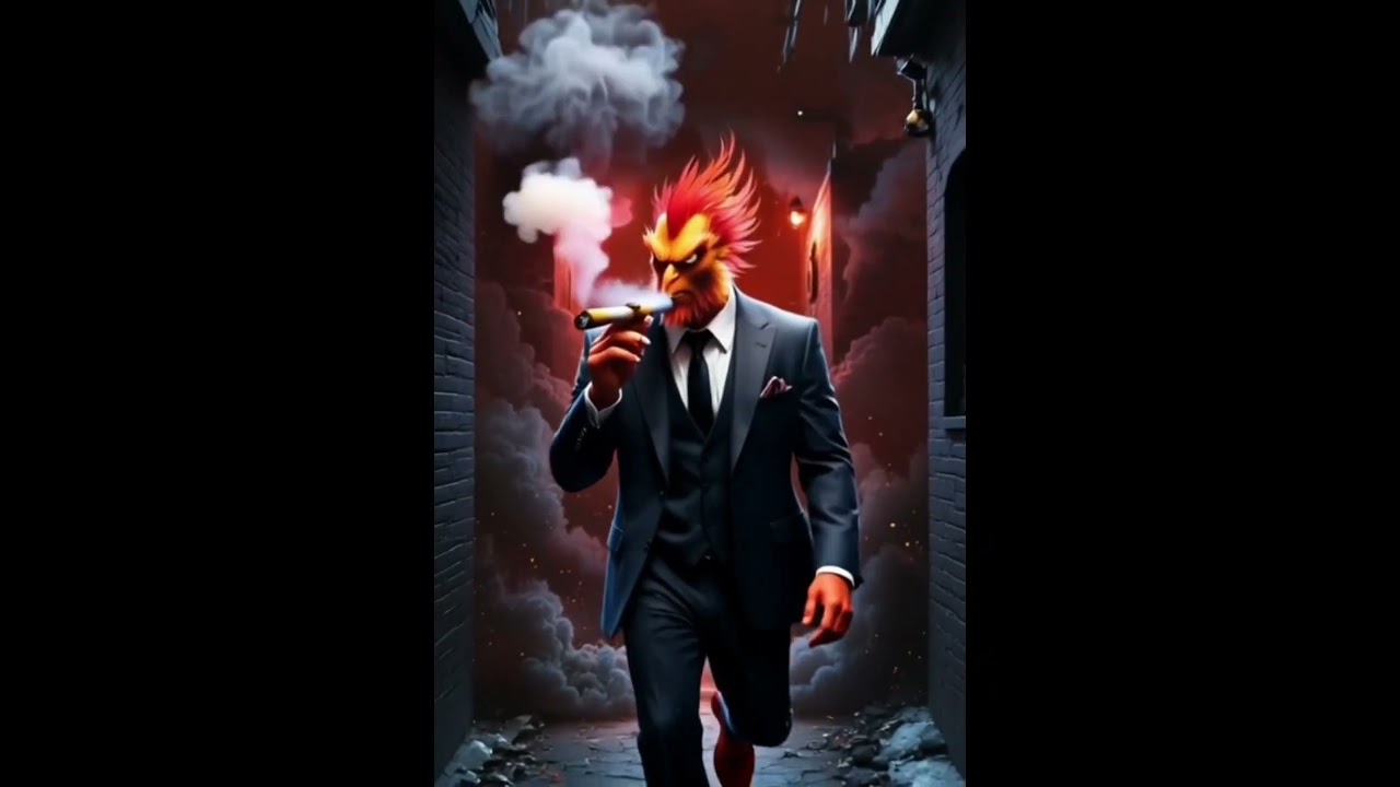 The Eagles wings blaze