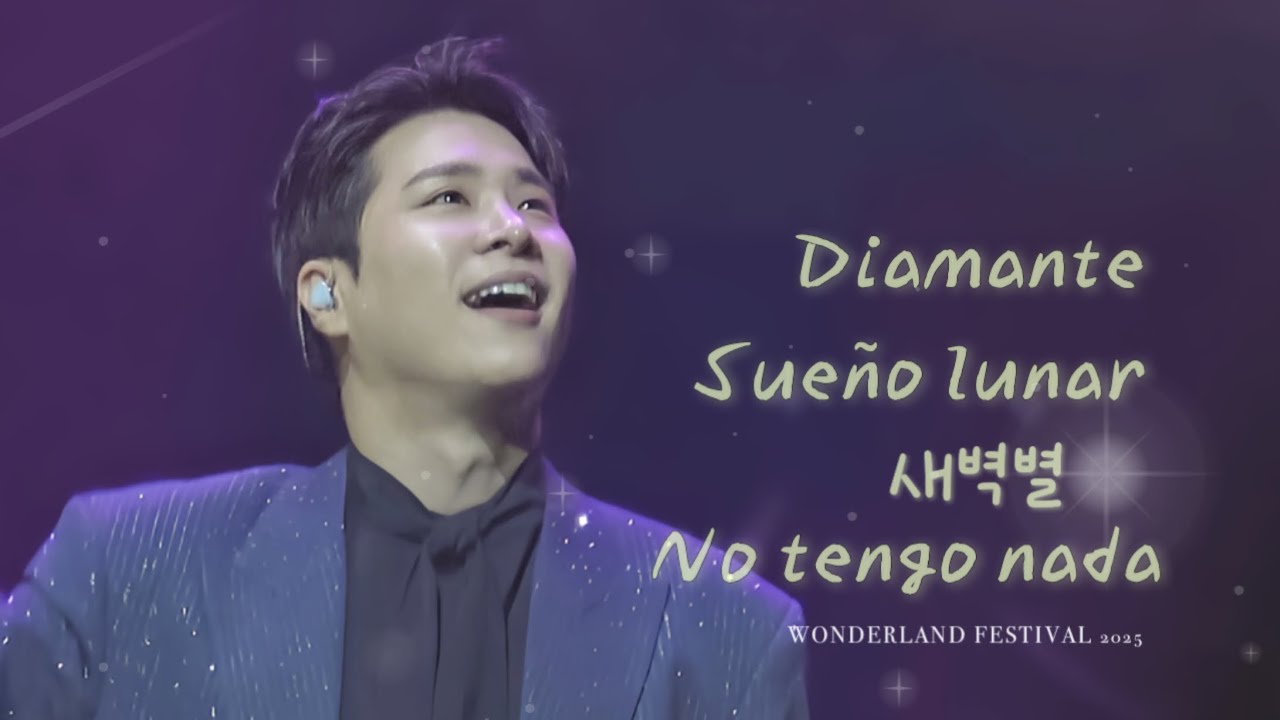 [251228] WONDERLAND FESTIVAL 2025 | 리베란테 김지훈 F🩵Diamante · Sueño lunar · 새벽별 · No tengo nada (편집영상🎬)