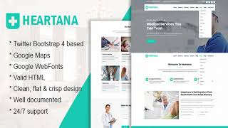 Heartana - Health and Medical HTML Template | Themeforest Website Templates and Themes