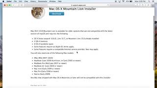 How to Download Mac OS X Lion and Mountain Lion for Free!