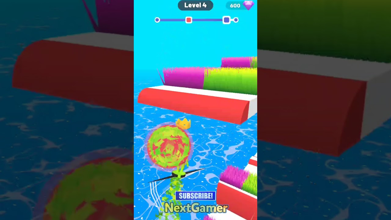 Grass Race🌿🌾🪒Mobile Gameplay By NextGamer (Android,iOS) Level 4 