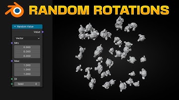 Animate Object with RANDOM ROTATIONS in Blender - Geometry Nodes