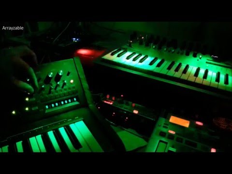 Minilogue and MiniPops 7 JAM (Arduino by Jan Ostman) Ambient track feat. MT25d Monotribe Multimod