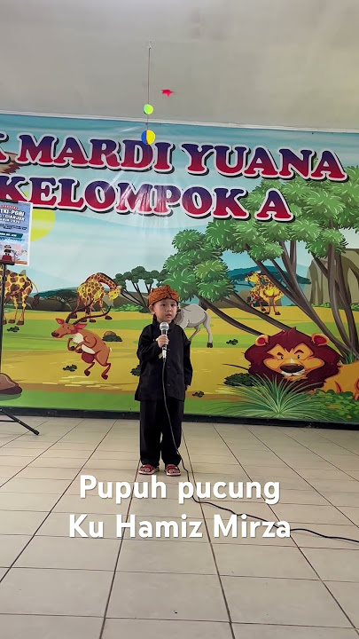Pupuh pucung oleh Hamiz dari TK Nurunnisa