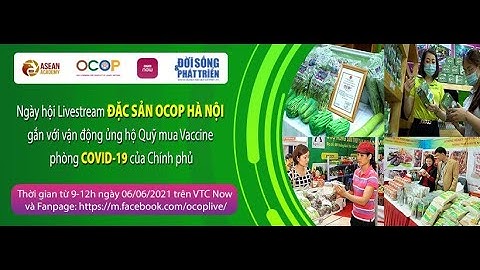 Ngày hội Livestream Đặc sản OCOP Hà Nội