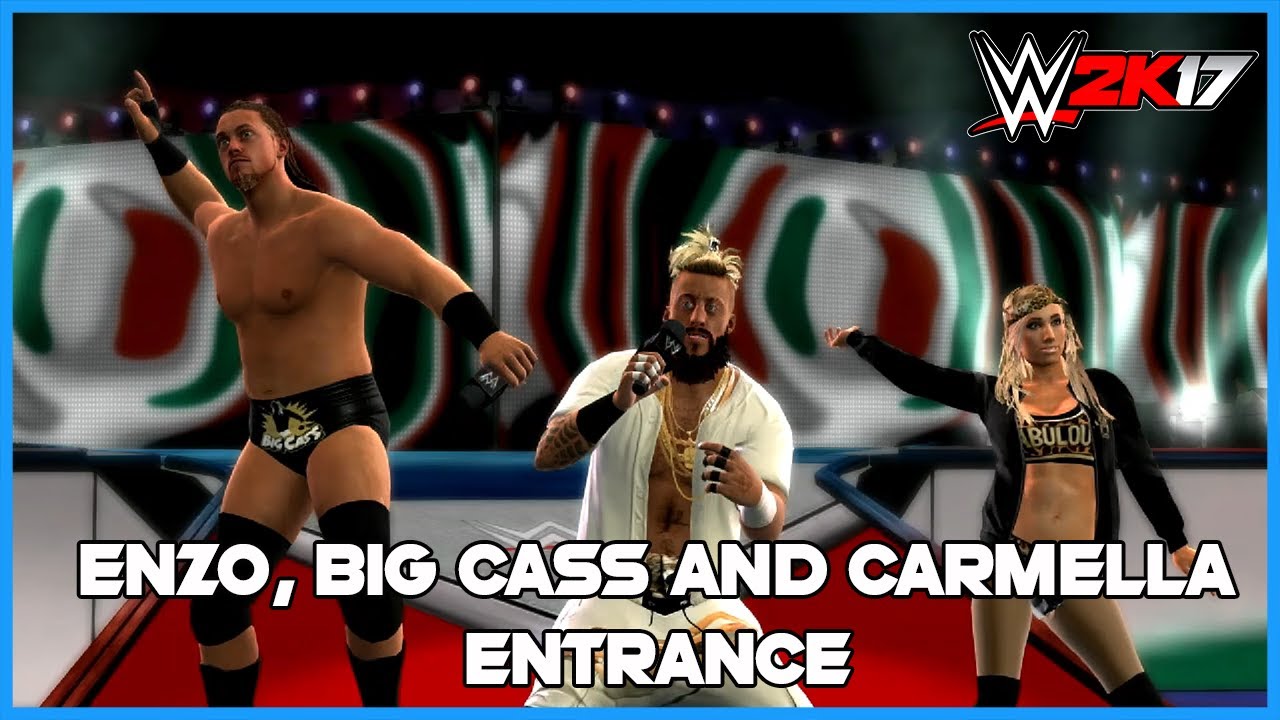 Wwe 2k17 Ps3 Enzo Amore Big Cass Entrance With Carmella Youtube
