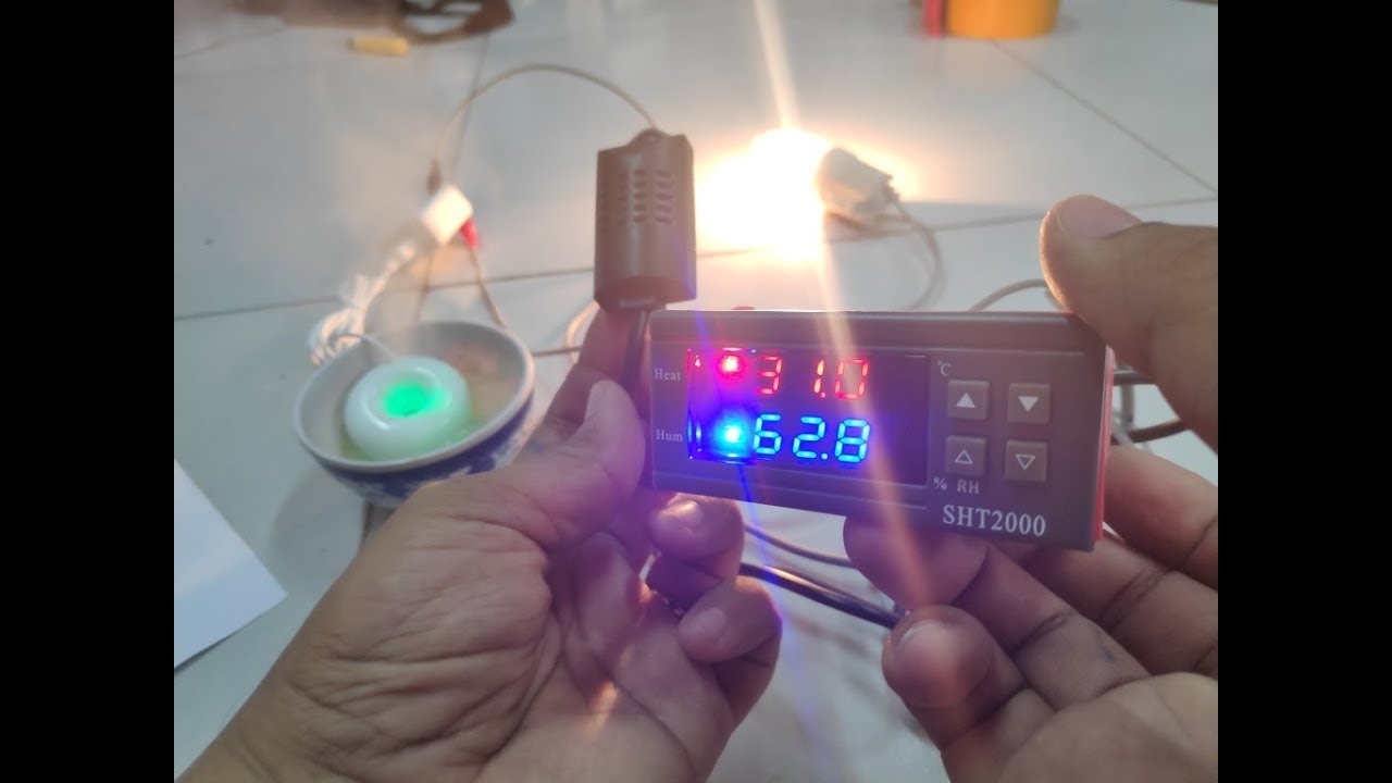 របៀបប្រើប្រាស់ SHT2000 គ្រប់គ្រងកំដៅបាន បញ្ជាសំនើមបាន ខួរក្បាលទូរភ្ញាស់ពងមាន់ ទំនើប