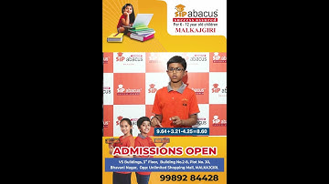 SIP Abacus Malkajgiri Student Teja Demonstrates Amazing Calculation Skills