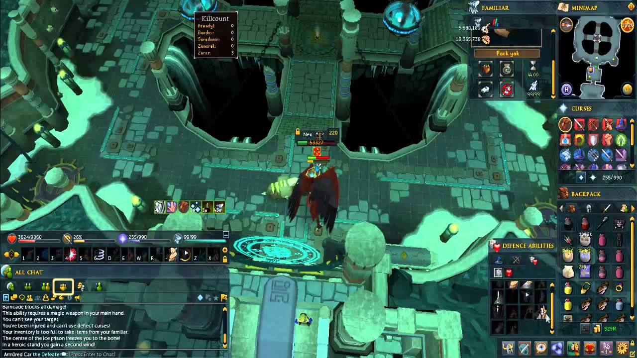 RS3 Nex Solo In PvP Gear Rcb cstaff Royal gano YouTube