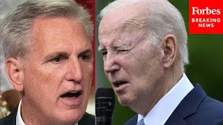 'Another Issue The President Has Ignored': McCarthy Calls Biden Unserious