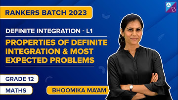Definite Integration Class 12 Maths - Introduction & Its Properties | JEE Main 2023 | Bhoomika Ma