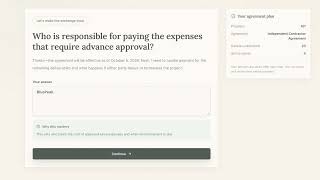 How to Create an Independent Contractor Agreement with AI | Full NOMOS Demo