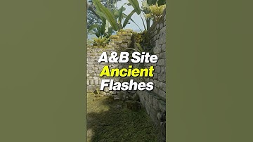 Ancient A&B Site Flashes - #cs2 #csgo #counterstrike