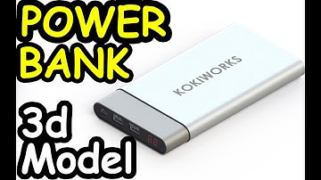 How to Learn Solidworks Tutorial - How to Sketch a Power Bank - 3d Model Power Bank in SOLIDWORKS